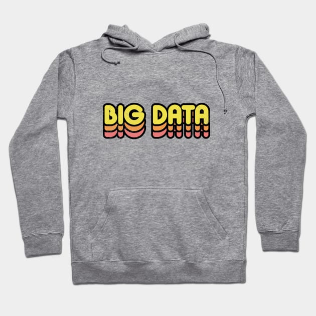 Big Data Retro Hoodie by rojakdesigns